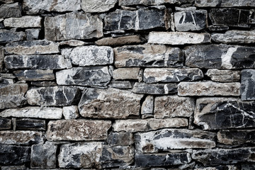 wall of stones as a texture