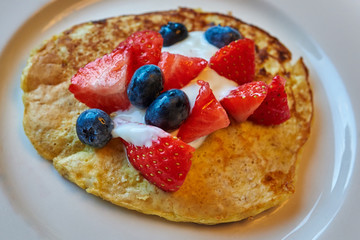 Pancake with Cottage Cheese