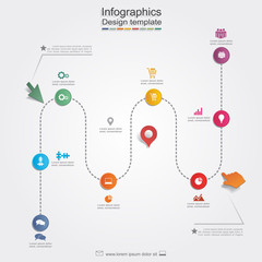 Infographic design template. Vector illustration.