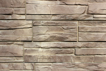 Texture of Rectangle stone wall.