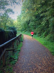 runner in the park
