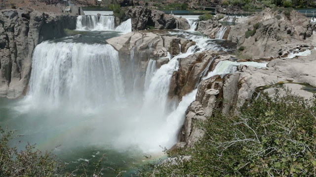 Shoshone Falls Snake River snap pan to waterfalls HD 8177