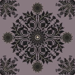 Background with thistles