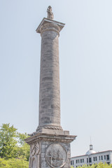 Fototapeta premium Nelson's Column Vauquelin Place Montréal Québec Canada