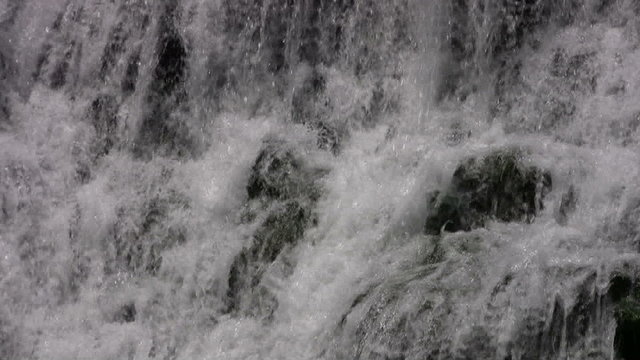 waterfall closeup Espada Dam SAT TX HD