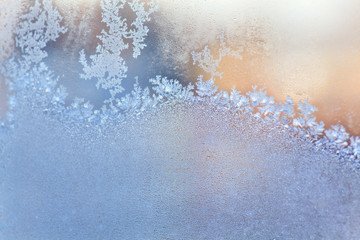 ice on the window