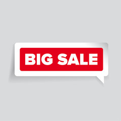 Big sale label vector