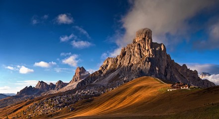 view from pass Giau, Dolomites Italy