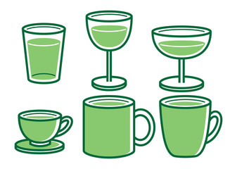 various cup icon