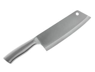 kitchen knife on white background