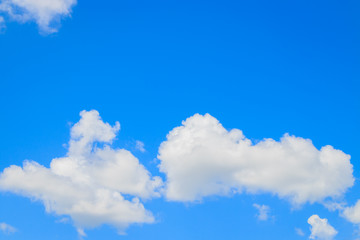 Blue-sky on sunny day