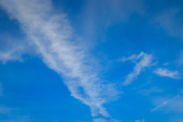 Blue-sky on sunny day