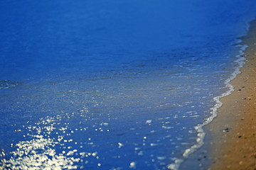 Sea flow in the morning