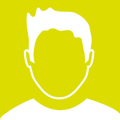 Young people cartoon silhouette 