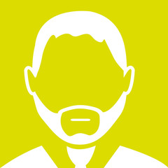 Young people cartoon silhouette 