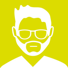 Young people cartoon silhouette 
