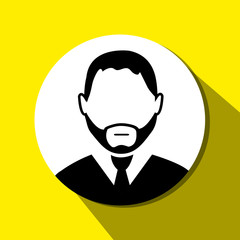 Young people cartoon silhouette 