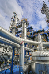 Process area of refinery plant
