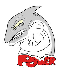 power shark illustration