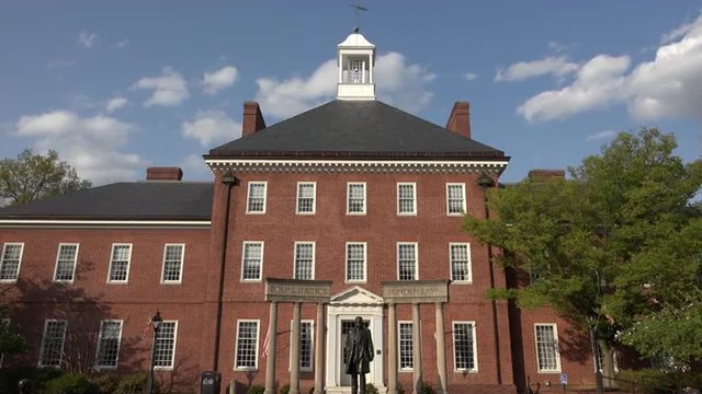 Annapolis Maryland State Court historical building 4K 062