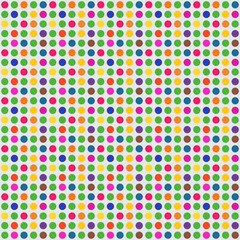 Abstract background with colored circles dots . Vector texture.
