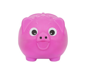 Pink piggy bank