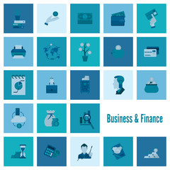 Business and Finance Icon Set