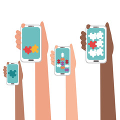 Business solutions icons design.