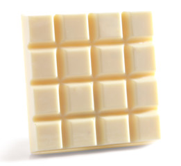 Chocolate bar isolated on white