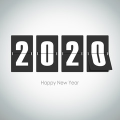 2020  greeting card. Vector illustration eps10