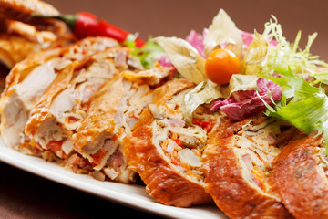 stuffed chicken