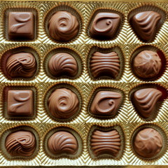 Chocolate in Variety of Shapes