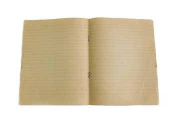 old paper  with line