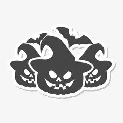 Halloween icon sticker