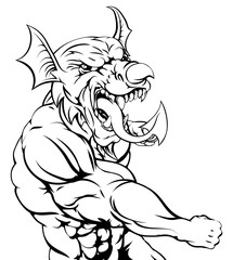 Welsh Dragon Punching