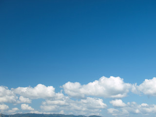 青空と積雲