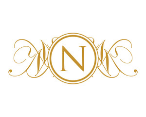 N Luxury Royal Elegant Logo