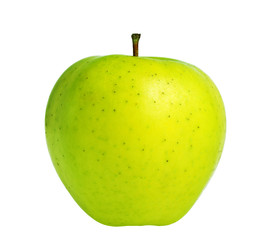 Green apple isolated on a white background