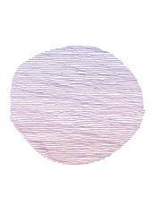Liquid organic purple and pink stripe lines pattern in circle shape, hand-drawn, with imperfect parts. Ideal for your design, graphic, simple, laconic.
