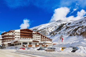Mountain ski resort Obergurgl Austria