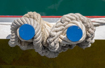 Fototapeta premium Klampe, festgemacht, moored, mooring.15122.jpg