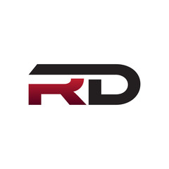 Modern Initial Logo RD