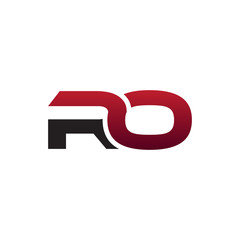 Modern Initial Logo RO