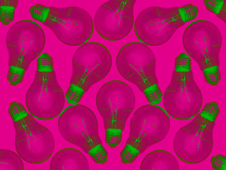 pink color bulb background