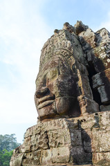 Fototapeta na wymiar Face of Bayon temple