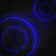 leuchtende Ringe - Vektor Grafik