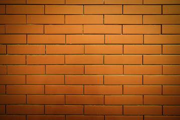 Brick block wall