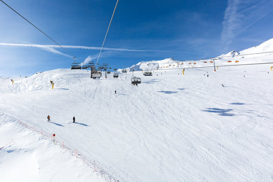 Ski lift at Soelden