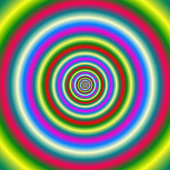 Rings in Red Yellow Blue and Green