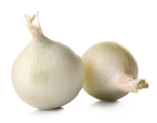Fototapeta premium Onions isolated on white